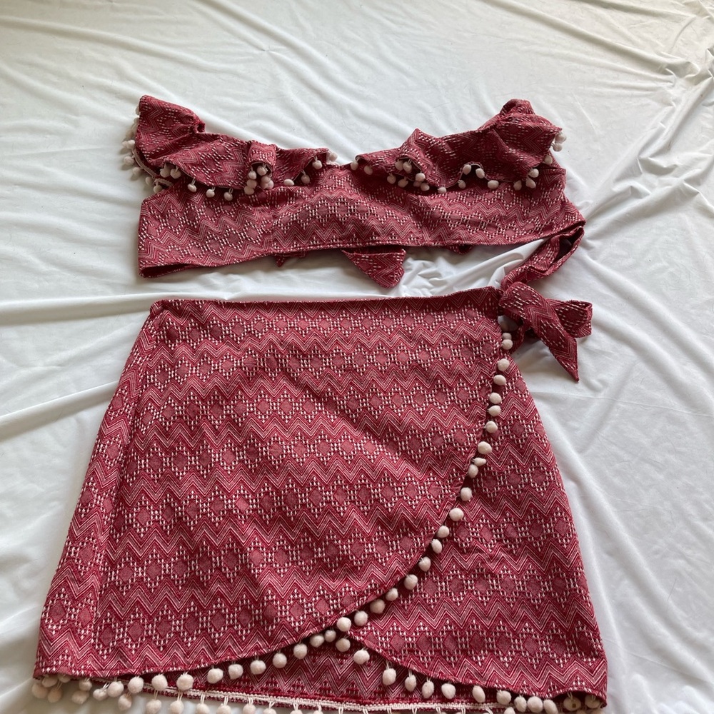 2 piece skirt and top set from asos.